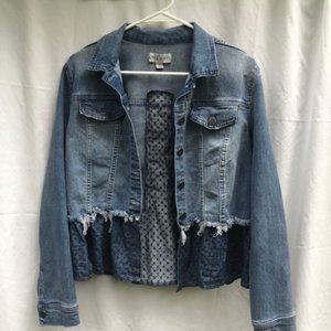 Knox Rose Blue Denim Jacket Size M.